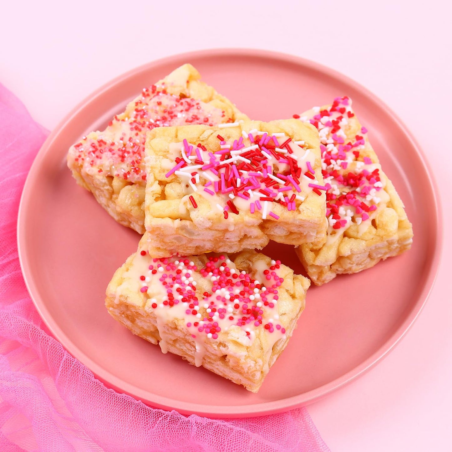 Heart Sprinkles Valentines Day Edible Sprinkle Mix Heart Shapes Pink Red Jimmies Sanding Sugar Perfect For Cake Decorations Baki