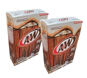 Generic A&W Root Beer Drink Mix Packets - Caffeine/Sugar-Free - Pack of 2