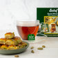Sadaf Cardamom Tea Bags  Special Blend Cardamom Ceylon Black Tea  Quicktea Product Harvested In Sri Lanka  100 Bags (Pack Of 1)