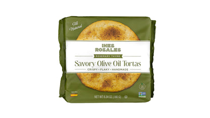Ines Rosales Rosemary and Thyme Olive Savory Oil Tortas (Tortas Aceite con Romero y Tomillo) 6.34 Oz (180 g) pack, contains six 