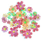 CHOCKACAKE Edible Flowers Cake Decorating Topper, Rice Paper Sunflowers, 50pcs