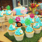 Jevenis 30 Pcs Glittery Moana Inspired Cupcake Toppers Moana Cake Toppers Hawaiian Birthday Party Decoration For Tropical Luau S