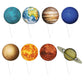 Gyufise 40Pcs Outer Space Cupcake Toppers Solar System Galaxy Universe Planets Cupcake Picks Planet Cake Topper For Boys Girls S