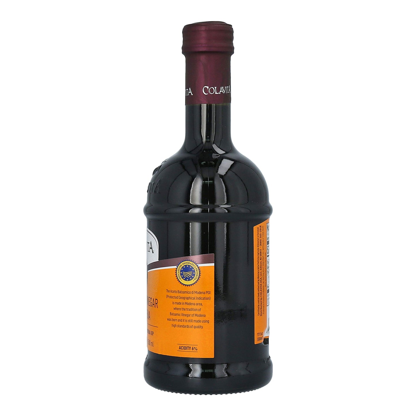 Colavita Vinegar, Balsamic Vinegar of Modena, 17 Fl Oz (Pack of 6)