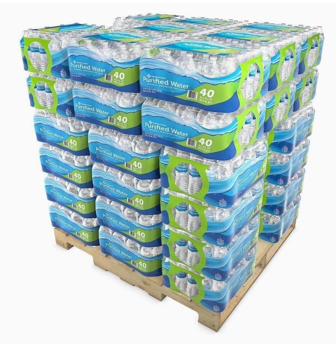Generic Membermark (16.9 Oz) - Full Pallet Of Water - 40 Bottle Of Water Per Case - 1920 Bottles (48 Cases)