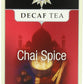 Stash Tea Decaf Chai Spice Tea 18 Count Tea Bags (Packaging May Vary) Individual Decaffeinated Black Tea Bags, Use In Teapots Mu