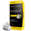 Bestpresso Coffee For Nespresso Original Machine 120 Aluminum Pods Certified Genuine Espresso Espresso Blend (Medium Intensity)