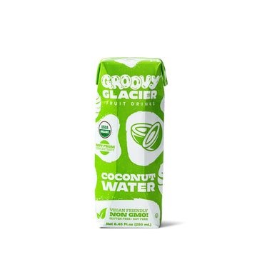 Groovy Glacier Coconut Water - Top-Grade Quality Coconut Water - 8.45 Fl Oz - Pack Of 12