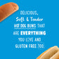 Udis Gluten Free Classic Hot Dog Buns, Frozen, 14.3 Ounce