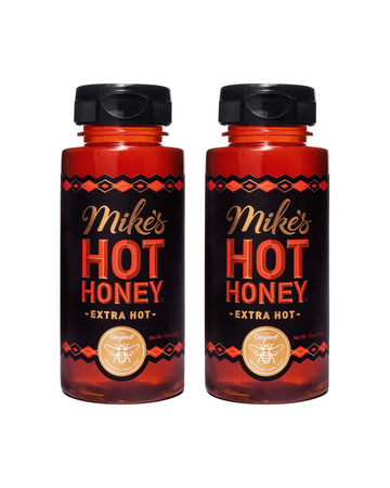 Mike'S Hot Honey, Honey With A Kick, Sweetness & Heat, 100% Pure Honey, Shelf-Stable, Gluten-Free & Paleo Extra Hot (2 Pack)