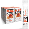 PURE KICK Energy Singles To Go Drink Mix, Blood Orange, 72 Packets (12 Boxes with 6 Packets Each)