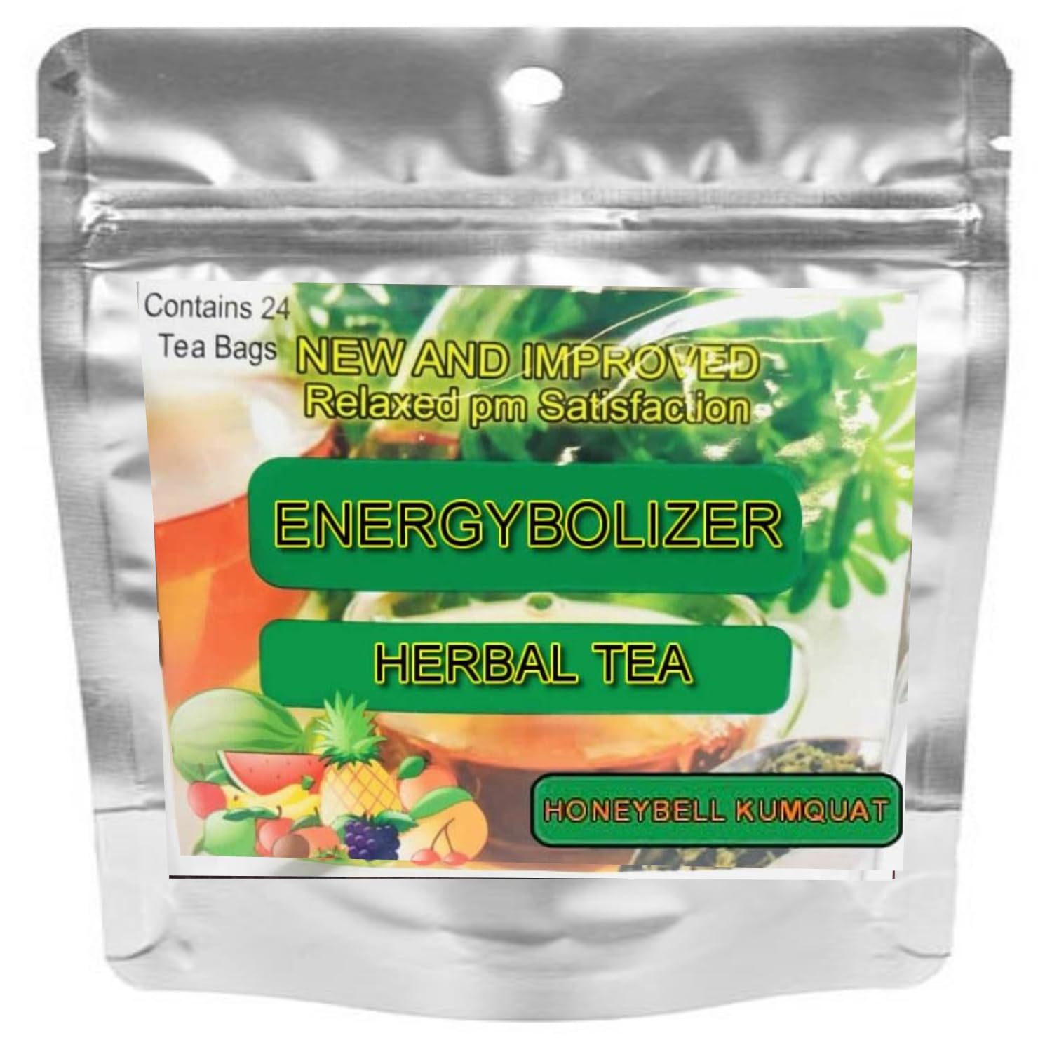 Energybolizer Perfect Weight Herbal Tea (24 Bags)| Natural Energy Booster For Women And Men | Increase Energy, Improve Digestion