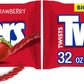 TWIZZLERS Twists Strawberry Flavored Licorice Style, Easter Candy Big Bag, 32 oz (Pack of 2)