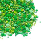 Sentovac Edible Cactus Mix Sprinkles For Decorating | Edible Cake Cupcake Green Sprinkles 1 Bottle 3.35Oz/ 95G | Cookie And Ice