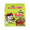 Samyang Buldak Hot Spicy Chicken Ramen Noodle Korean Stir-Fried Ramen, Jjajiang, Pack Of 5
