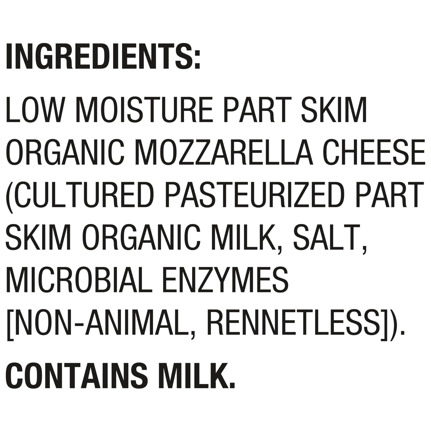 Horizon Organic Mozzarella String Cheese, 8 oz. Pack, 8 Sticks