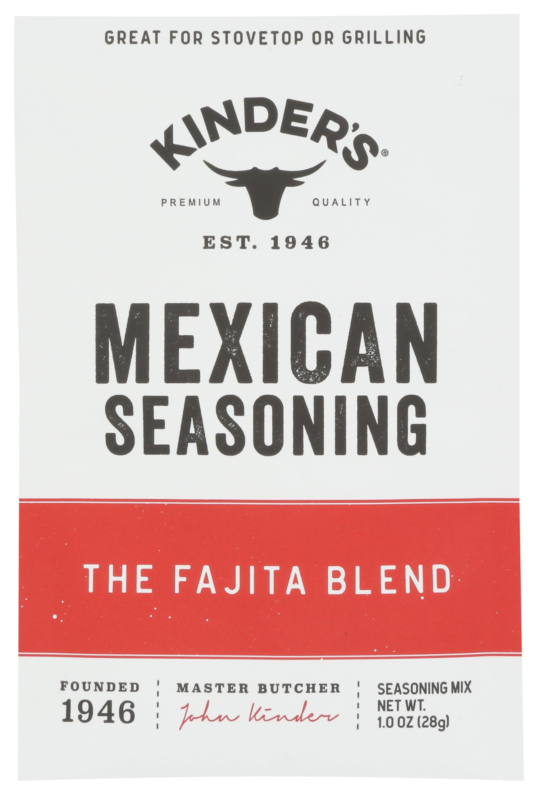 Kinders, The Fajita Blend Mexican Seasoning, 1 Ounce