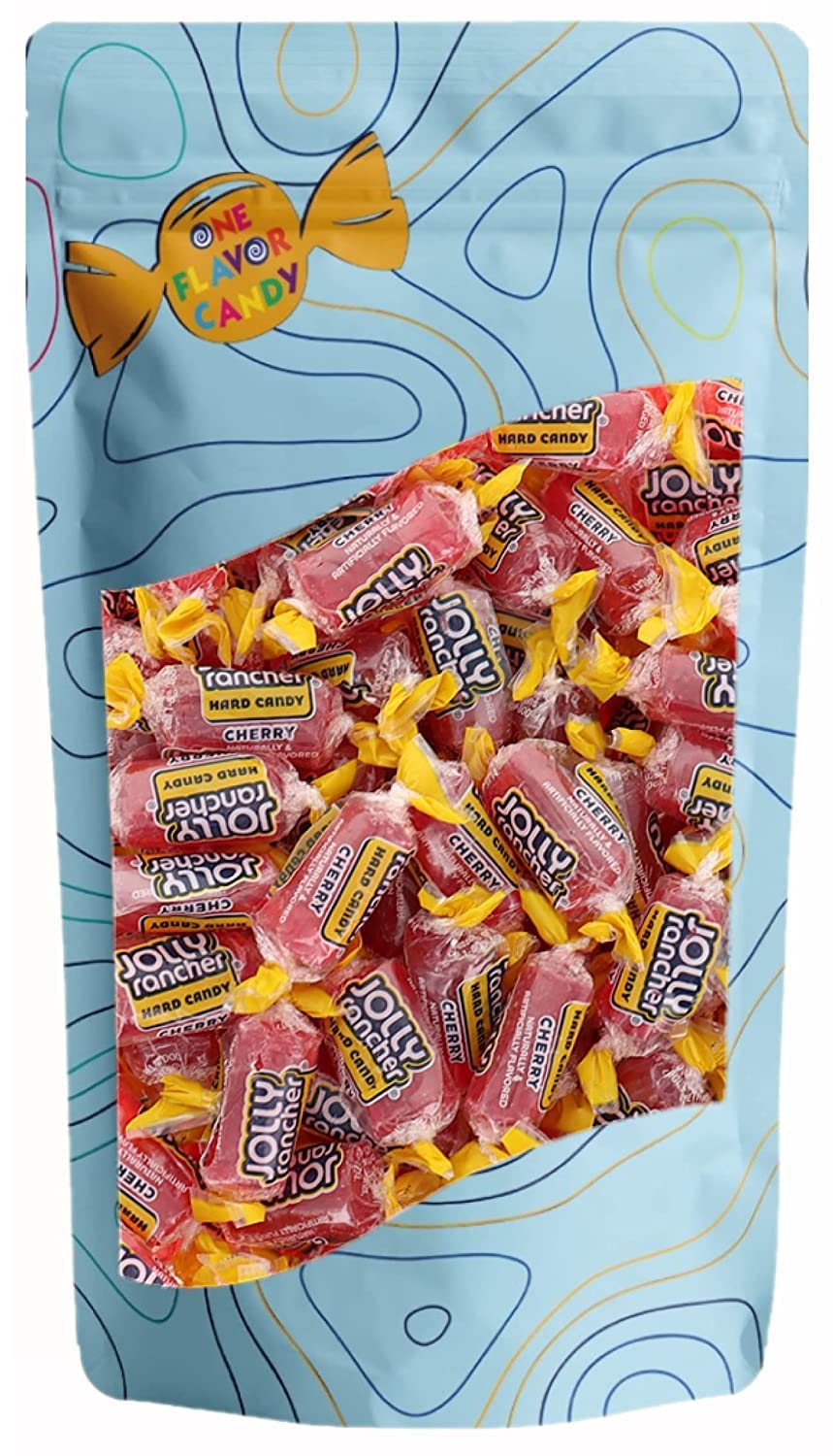 Jolly Rancher World s Best Flavored Fruit Hard Candy Bulk Candies in Sealed Bag 32ozTasty Yummy Perfectly Delicious Time (Cherr