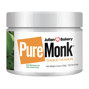 Julian Bakery Pure Monk | v25% Monk Fruit Extract | Sweetener | Sugar Free | 3.5oz | 100 Servings