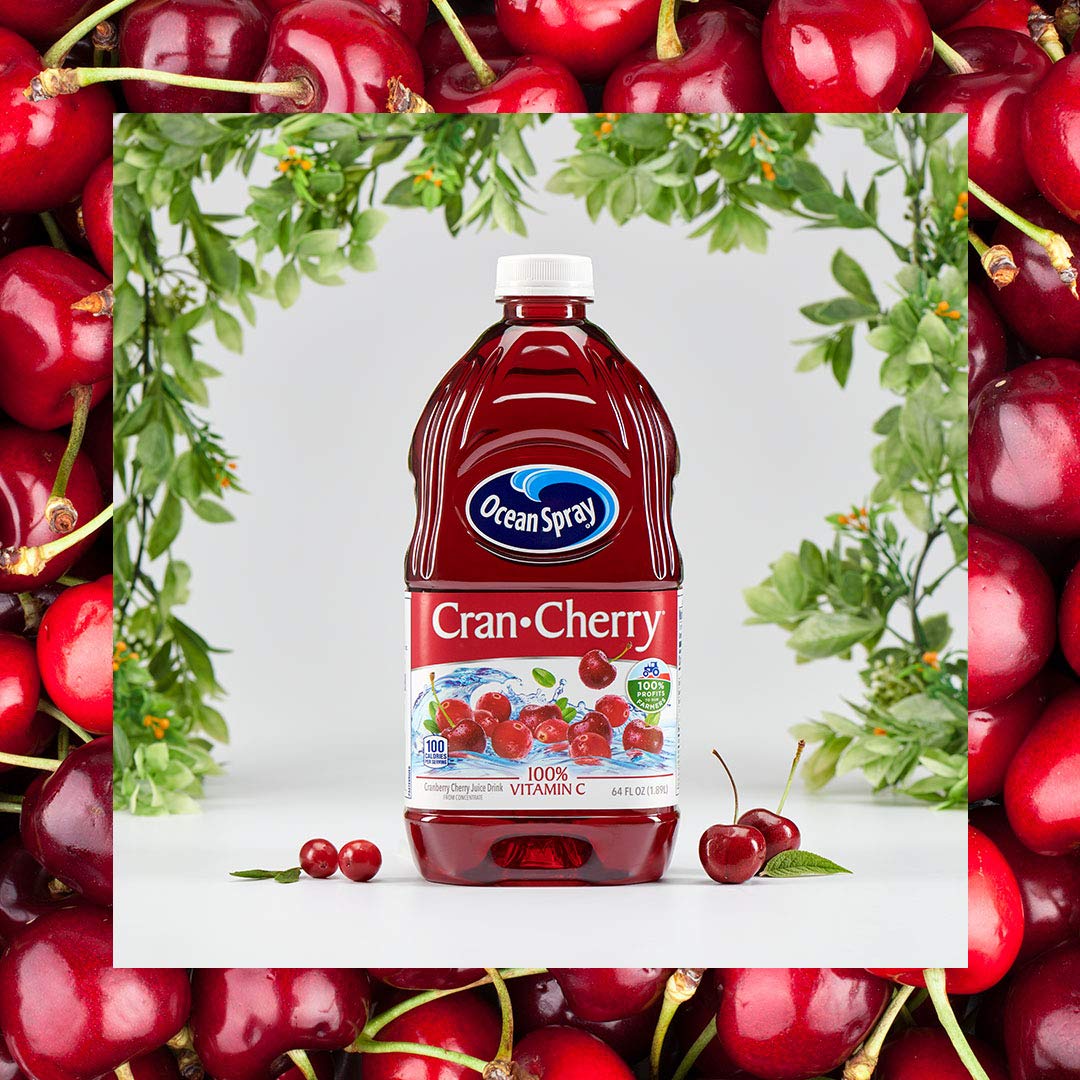 Ocean Spray® Cran-Cherry® Cranberry Cherry Juice Drink, 64 Fl Oz Bottle (Pack Of 8)