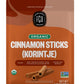 FGO Organic Korintje Cinnamon Sticks, 100% Raw from Indonesia, 25+ Sticks 2 3/4'', Packaging May Vary (Pack of 1)