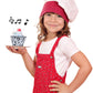 48 Pieces Music Note Cupcake Toppers and Wrappers Musical Symbol Lace Cupcake Liners Paper Baking Cup and Food Picks Toothpicks