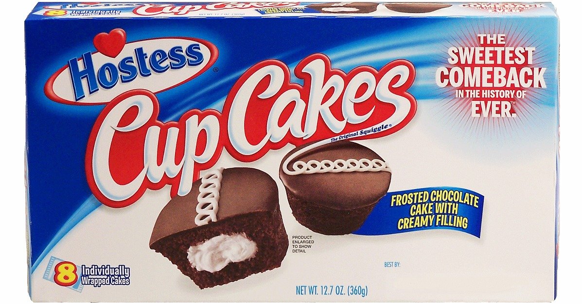 Hostess Chocolate Cup Cakes, 8-ct. per box, 3 boxes total, Model 197038, Individually Wrapped