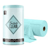 Fantasticlean Microfiber Cleaning Cloth Roll -75 Pack, Tear Away Towels, 12'' X 12'', Reusable Washable Rags (Blue)