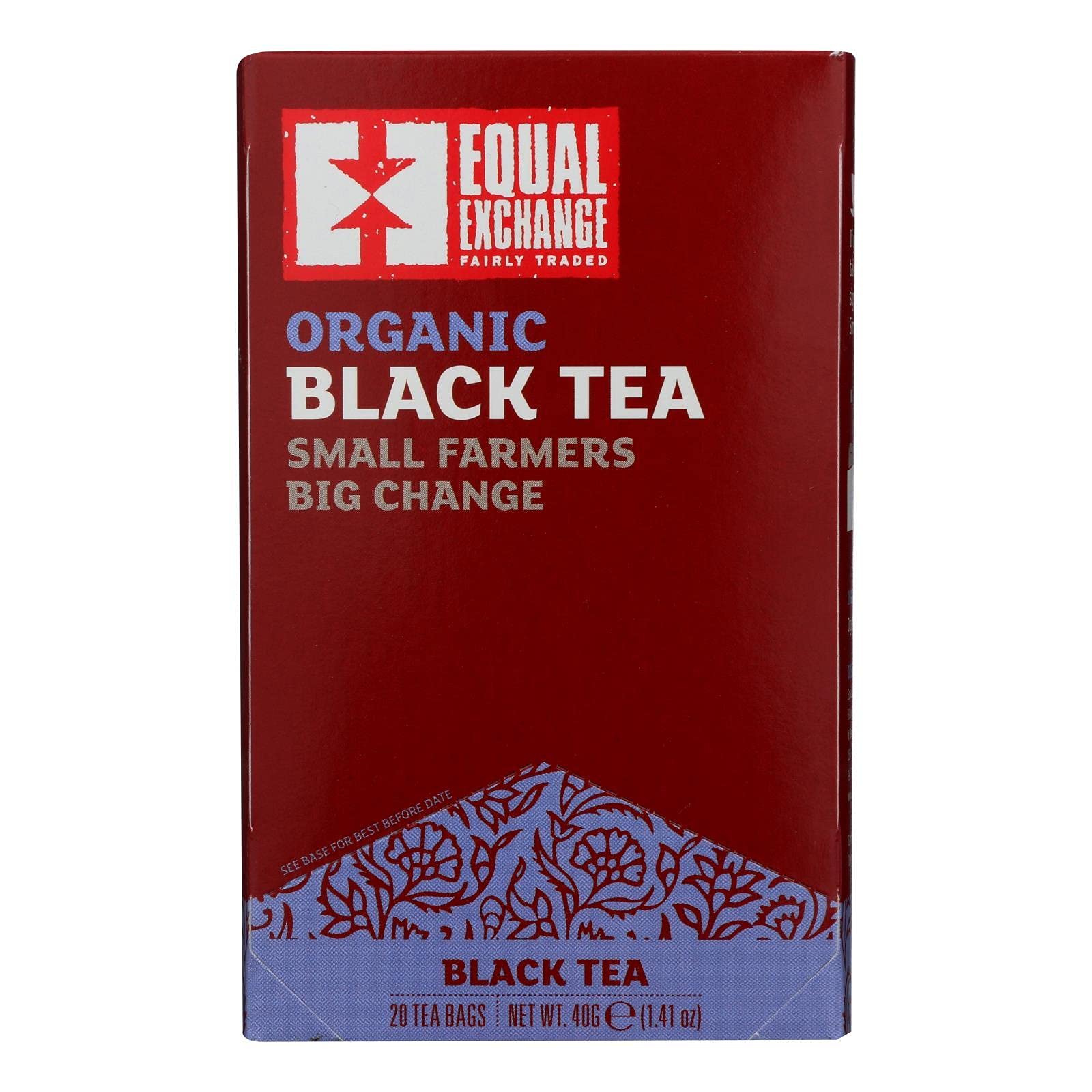 Black Tea, Organic 20 Bags (Case Of 6)