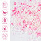Pink Sprinkles For Cake Decorating 7 Oz Edible Pearl Sugar Sprinkles Topper For Cookie Cupcakes, Candy, Cream, Chocolate Cake De