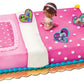 Decoset Doc Mcstuffins Doc & Lambie Cake Toppers, 4-Piece Set With Doc And Lambie Figurines, Sharable Rings, Create Awesome Part