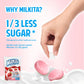 Milkita The Real Milk Candy Bag, Gluten Free Chewy Candies with Calcium & Real Milk, Zero Trans Fat, Low-Sugar, Strawberry Flavo