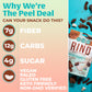 Rind Snacks | Dark Cocoa Sea Salt Coconut Crisps | Dried Fruit Superfood | Snack Chips | All Natural | Low Carbs | High In Fiber