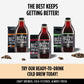 Bizzy Organic Cold Brew Coffee | Dark & Bold Blend | Coarse Ground Coffee | Dark Roast | Micro Sifted | Specialty Grade | 100% Arabica | 2 Lb