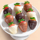A Gift Inside Chocolate Covered Strawberries - 9 Berry Bites, Fun Size, Brown/White/Red