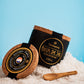 TABLISSIMA Fleur de Sel Premium Sea Salt, Flaky Sea Salt from Guerande, 3.5 oz, White, Includes Cork Box & Wooden Spoon