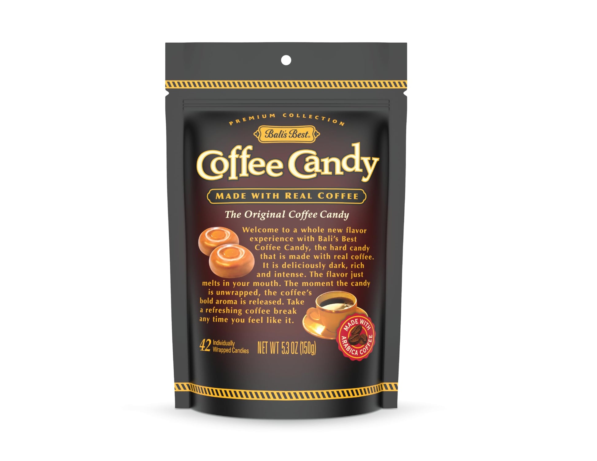 Bali s Best Coffee Candy, 5.3-Ounce Bags (Pack of 12)