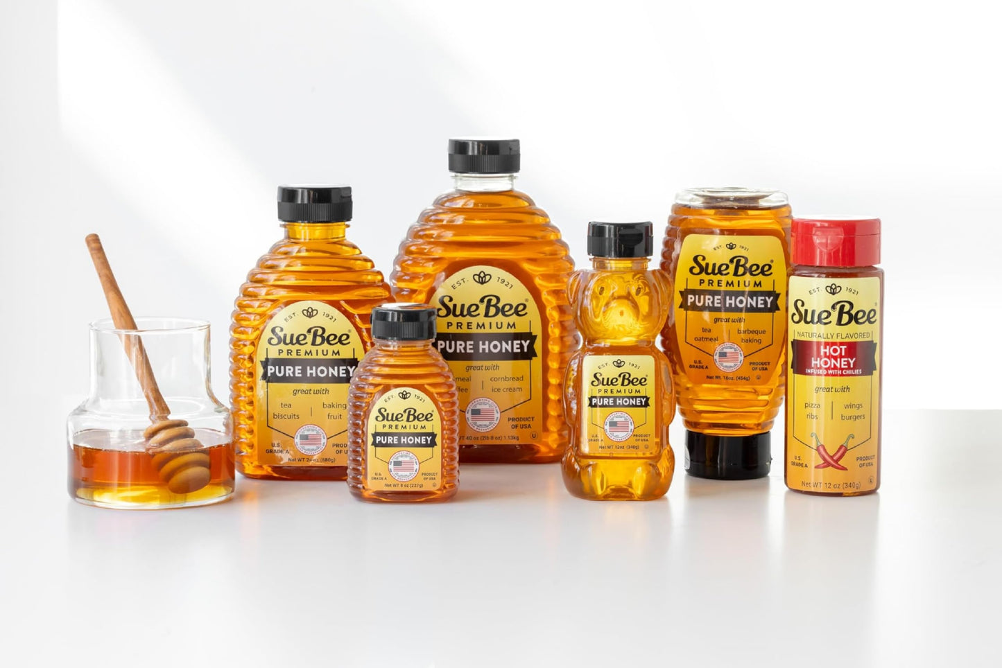 Sue Bee Pure Premium Honey From Usa Beekeepers, 40 Ounce (2.5 Lb)