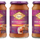 PATAK'S Simmer Sauce, 15 Oz (Pack of 3), Variety Pack (2 Butter Chicken, 1 Tikka Masala), No Artificial Flavors, Gluten Free, Ve