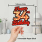 Happy 34Th Birthday Cake Topper Fluorescent Flashing Night Out Hen Movie Nightclub Theme Decor Supplies Woman Man Happy Birthday