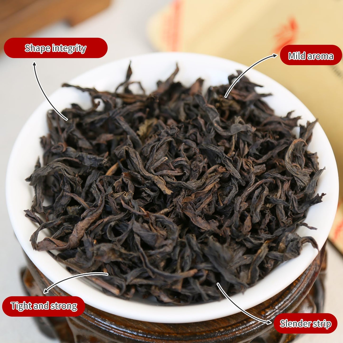 XIXICHA Da Hong Pao Oolong Tea - Loose Leaf Big Red Robe, 4.23oz/120g, Wuyi Rock Tea with Toasted Aroma, Natural High Mountain Tea