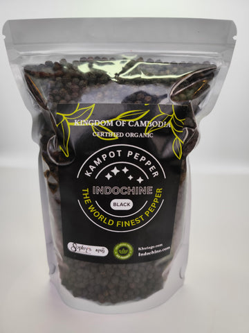 Organic Kampot Pepper Rare Cambodian Peppercorns Black 4 Ounce
