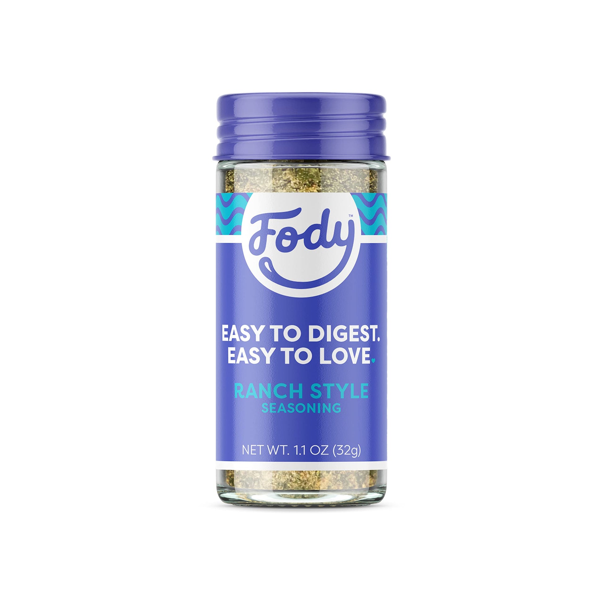 Fody Foods Ranch Seasoning, Flavorful Grilling Seasoning, Low Fodmap Certified, Sensitive Recipe, Gut & Ibs Friendly, 1.1 Ounce