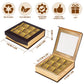 Chocolate Boxes Packaging Empty, Truffle Boxes With Dividers, Chocolate Box With Window And Magnetic Closure For Handmade Chocol
