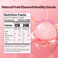 Joyvitas Peelable Gummy Peach Candy, Low Sugar, Individually Wrapped, Resealable Snacks, 25.4oz (Pack of 8)