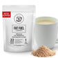 Keto Meal Replacement Coffee Packets with MCT Oils  Coconut Oil  Grass-Fed Butter  and Redmond Real Salt - Organic Instant Coffee by Fat Fuel Company (15 Servings)