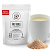 Keto Meal Replacement Coffee Packets with MCT Oils  Coconut Oil  Grass-Fed Butter  and Redmond Real Salt - Organic Instant Coffee by Fat Fuel Company (15 Servings)