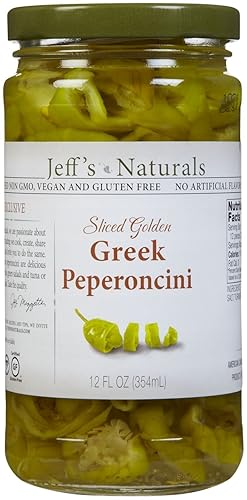 Jeffs Natural Jeffs Natural Greek Pepperoncini - Greek Pepperoncini - Case Of 6 - 12 Oz(D0102H5Ky06)