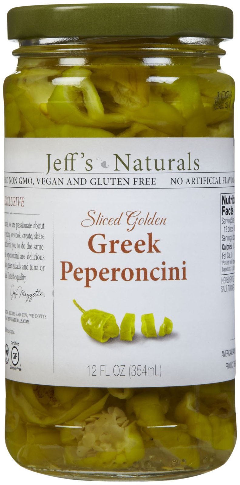 Jeffs Natural Jeffs Natural Greek Pepperoncini - Greek Pepperoncini - Case Of 6 - 12 Oz(D0102H5Ky06)