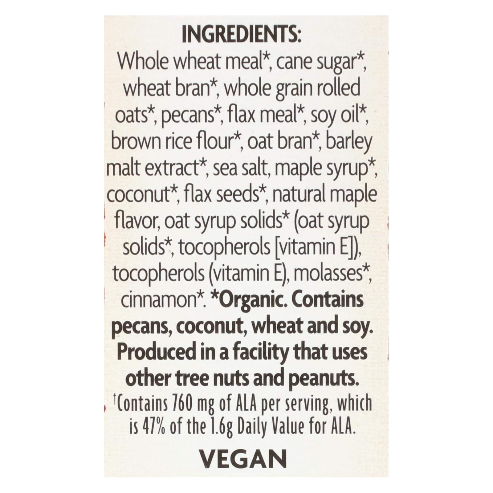 Natures Path Organic Flax Plus Maple Pecan Crunch Cereal